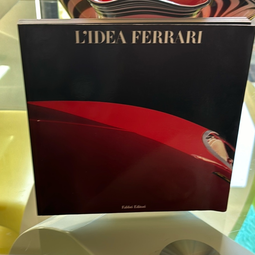 L’IDEA FERRARI Book Coffee Table Soft Cover Fabrini Edition